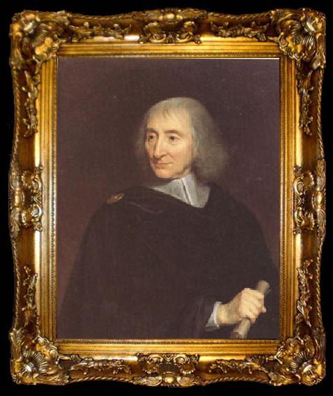 framed  Philippe de Champaigne Portrait of Robert Arnauld d